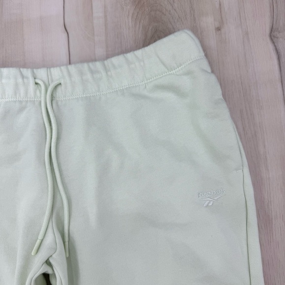Reebok light green ID Energy Fleece Jogger Sweatpants Sz XL EUC - Picture 3 of 6